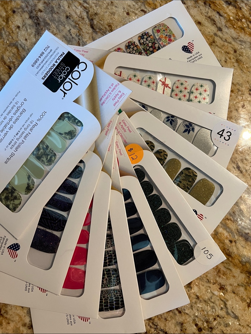 Lot - 190 sets of Color Street Nail Strips - Picture 6 of 16